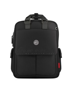 Backpack. Material: 100% polyester fiber. Zipper width 8 mm, puller 5 cm. Measurement: 29x38x14 cm. 2