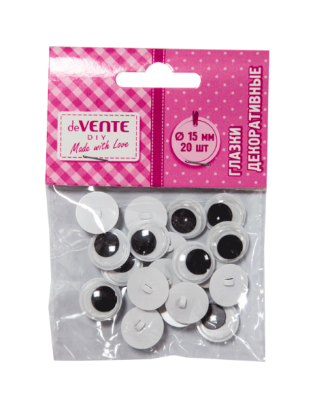 sewing eyes, 15mm, 20 pcs