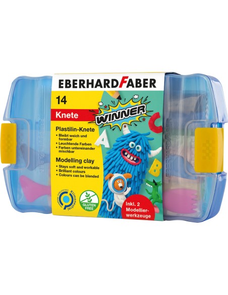 Modelling clay Winner box of 14