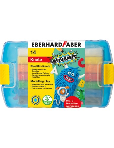 Plastiliin EberhardFaber Winner 7-värvi