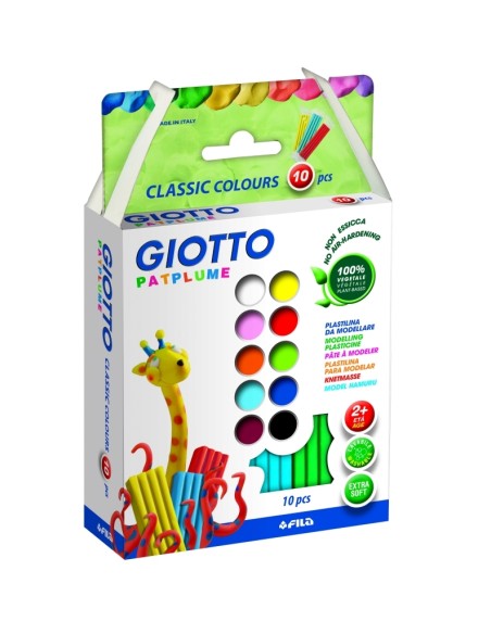 Plasticine FILA Giotto Patplume 10x20g (P)
