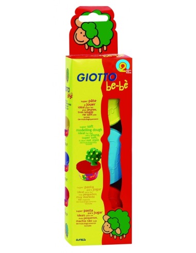 Plastiliin Fila Giotto be-be 3x100g kollane, sinine, punane
