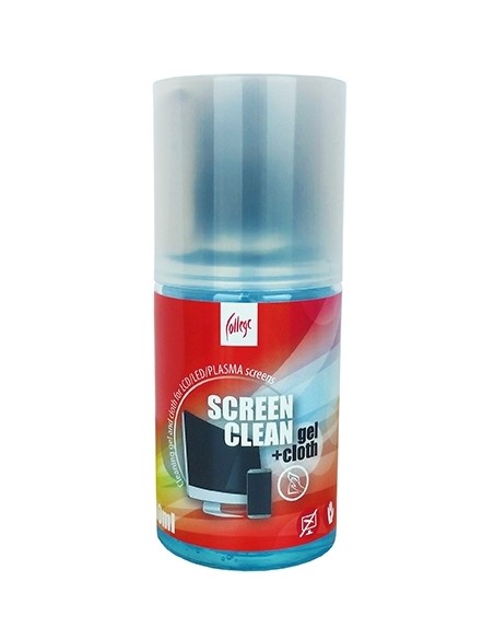 Screen Clean College. Gel + Cloth. Cleaning Gel And Cloth For Lcd/Led/Plasma Monitors, 200ml