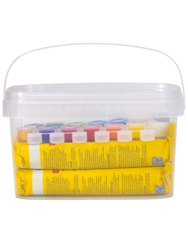 Voolimissavi EberhardFaber Kids 2kg valge+ 14 värvi