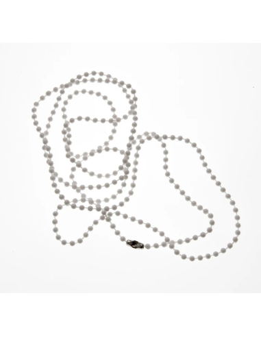 Chain to cardholder metal 80cm white