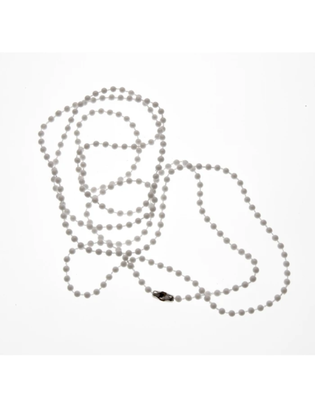 Chain to cardholder metal 80cm white