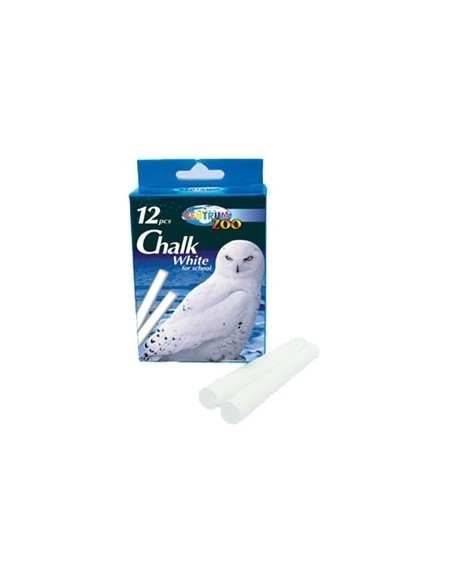 Kriit Centrum 12tk/pk valge ümar