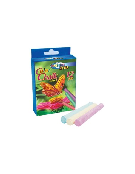 Kriit Centrum 12tk/pk värviline ümar
