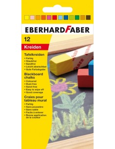 Kriit EberhardFaber 12tk/pk kandiline värviline