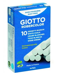 Kriit Fila Giotto Robercolor 10tk/pk valge, ümar