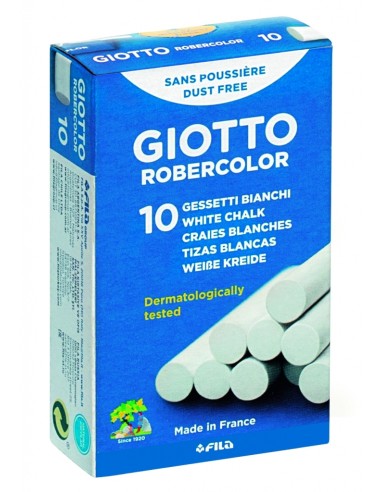 Kriit Fila Giotto Robercolor 10tk/pk valge, ümar
