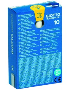 Kriit Fila Giotto Robercolor 10tk/pk valge, ümar 2
