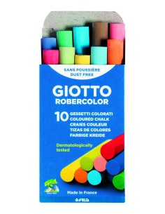 Chalks FILA GIOTTO Robercolor värvilised 10pcs 2