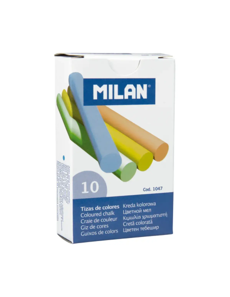 Chalks Milan colored 10pcs