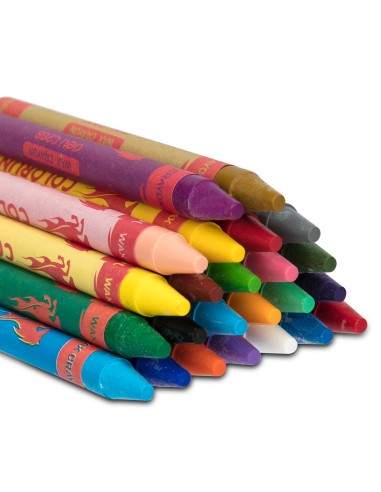 Rasvakriidid DELI Colorun 24-värvi