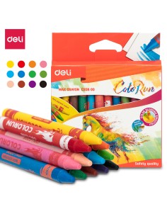 Rasvakriidid DELI Colorun 12-värvi