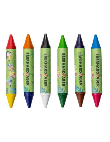 Rasvakriidid EberhardFaber Colori Duo 6-värvi