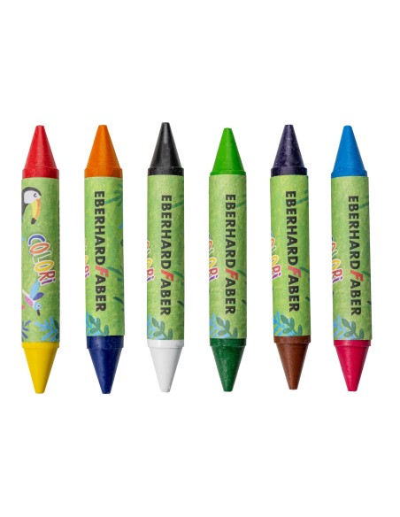 Colori Duo wax crayons 6x BC