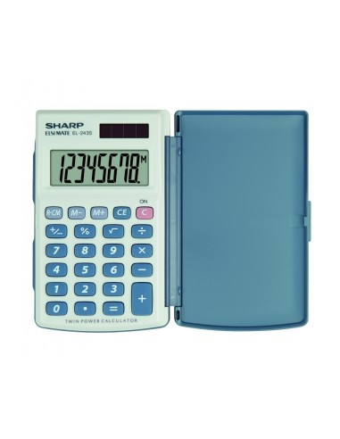 Taskukalkulaator Sharp EL-243S hõbe