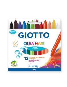 Rasvakriidid Fila Giotto Cera Maxi 12-värvi