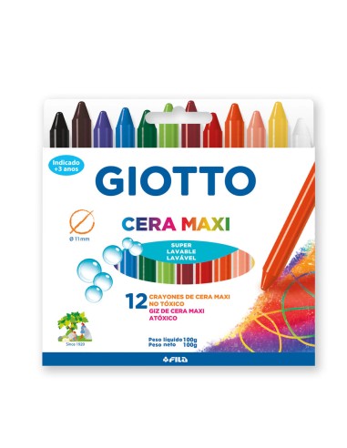 Rasvakriidid Fila Giotto Cera Maxi 12-värvi