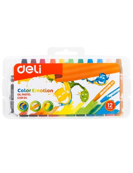 Oil Pastel Deli 12 colors assorted