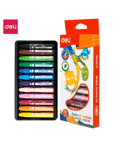 Oil Pastel Smooth Rich Blending 12C