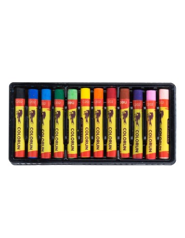 Õlipastellid ColoRun DELI 12-värvi