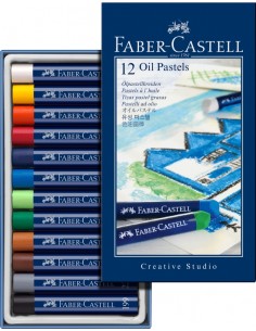 Õlipastellid Faber-Castell Gofa Creative Studio 12-värvi