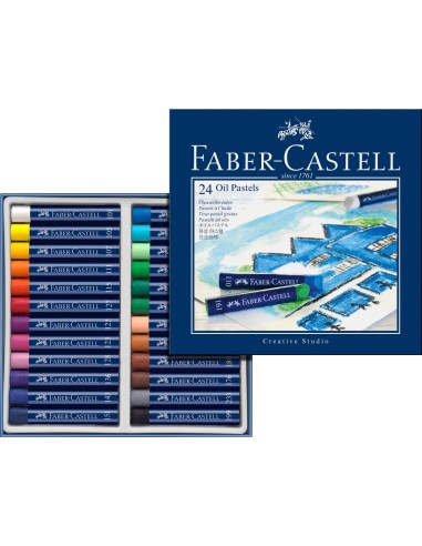 Õlipastellid Faber-Castell Gofa Creative Studio 24-värvi