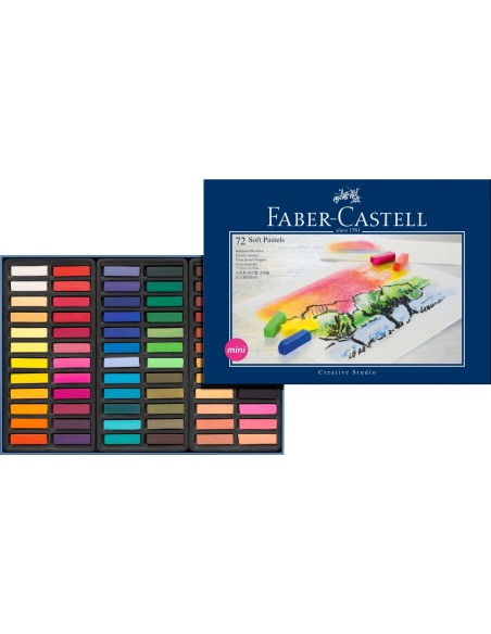 Pastellkriidid Faber-Castell Mini Creative Studio 72-värvi