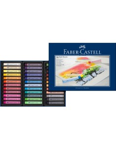 Faber-Castell Soft pastel, cardboard wallet of 36