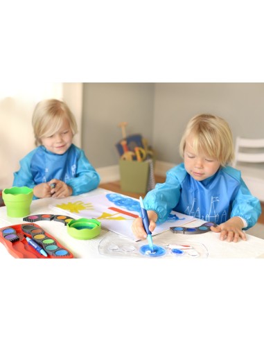 Faber-Castell Painting apron for children, blue