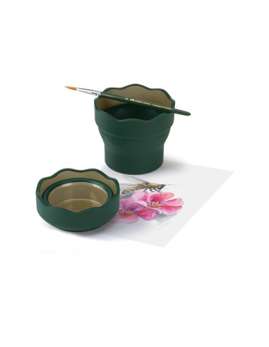 Faber-Castell Clic&Go water cup, dark green