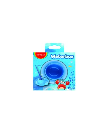 water pot with color-mixing palette