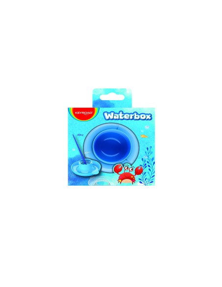 water pot with color-mixing palette