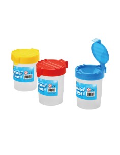 Water pot for brush washing