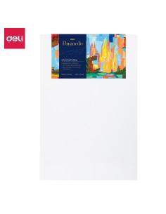 Canvas Panel-20Cm*30Cm DELI 100%cotton, 280g/m2, 20cm*30cm（7.9in*11.9in） White