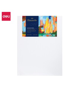 Canvas Panel-30Cm*40Cm DELI 100%cotton, 280g/m2, 30cm*40cm（11.9in*15.7in） White