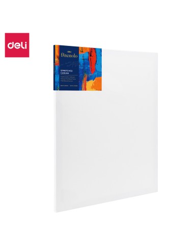 Stretched Canvas-50Cm*60Cm DELI 100%cotton, 280g/m2, 50cm*60cm（19.7in*23.6in） White