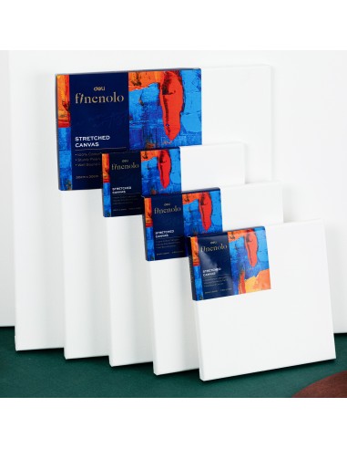 Stretched Canvas-60Cm*80Cm DELI 100%cotton, 280g/m2, 60cm*80cm（23.6in*31.5in） White