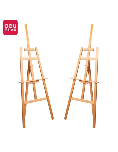 Molbert DELI kolmjalg puit 150cm