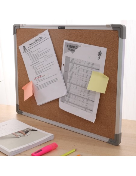 Bulletin Board Alu. Frame 450×600mm 18IN×24IN