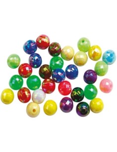 Pärlid deVENTE plastik 6mm 80tk/pk assortii värvid