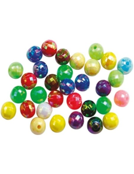 AB plating P lastic beads,6mm 80pcs/bag
