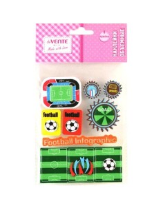 Kleeppildid deVENTE 3D Football foamiinist