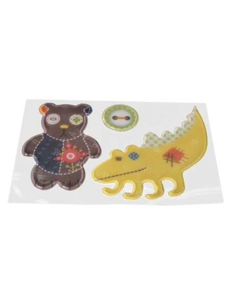 Helkur Softreflector Bear and Dinosaur