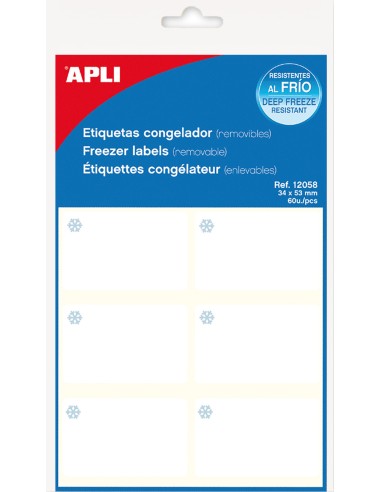 B.FREEZER LABELS 34X53 10S