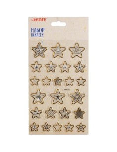 Kleebised deVENTE Gold-silver Stars 12x19cm