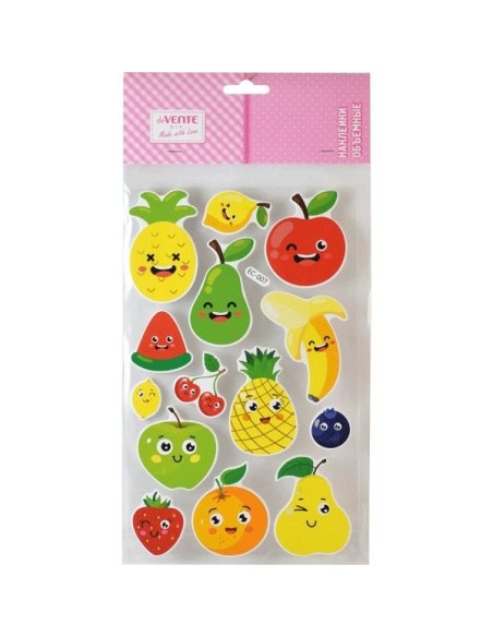 Dekoratiivsed 3D kleepsud deVENTE Fruits